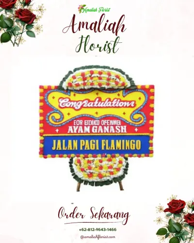 Bunga Papan Congratulation di Canggal
